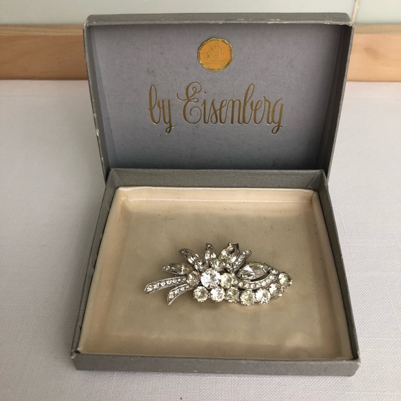 Vintage Eisenberg Ice Brooch - Picture 7 of 8